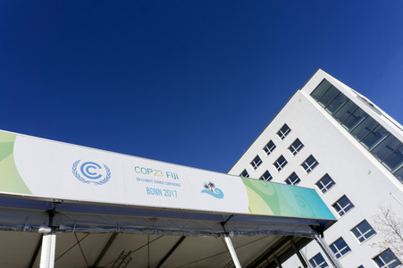 Das COP 23 Gelände der UN-Klimakonferenz in Bonn