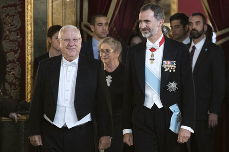Gala Dinner für den Staatspräsident von Israel in Madrid
