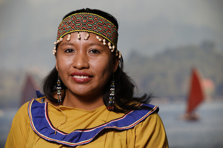 Jerly Ventura Amasifuén auf der UN-Klimakonferenz in Bonn