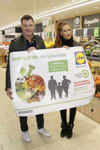 Präsentation der Plakataktion von Lidl und der Deutschen Diabetes-Hilfe in Hamburg