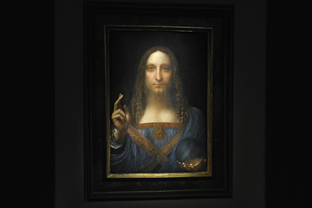 Versteigerung des Gemäldes 'Salvator Mundi' von Leonardo da Vinci in New York