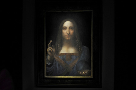 Versteigerung des Gemäldes 'Salvator Mundi' von Leonardo da Vinci in New York