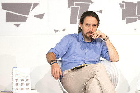 Buchpräsentation von Pablo Iglesias Turrión in Madrid