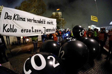 Demonstration für den Kohleausstieg in Berlin