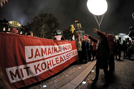 Demonstration für den Kohleausstieg in Berlin