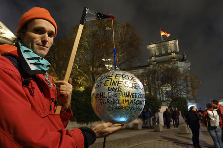 Demonstration für den Kohleausstieg in Berlin