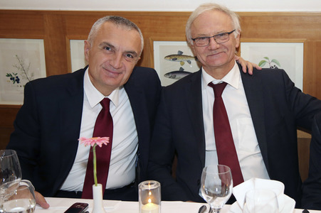 Abendessen mit Präsident Ilir Meta in Wien