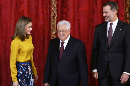 Empfang für Mahmud Abbas in Madrid