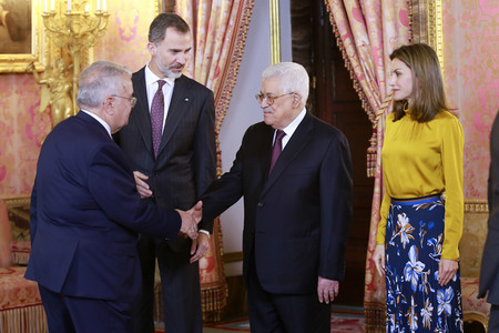 Empfang für Mahmud Abbas in Madrid