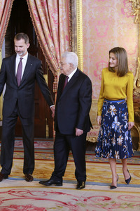 Empfang für Mahmud Abbas in Madrid