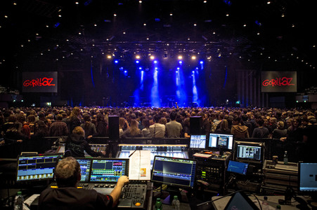 Konzert der Gorillaz in Düsseldorf