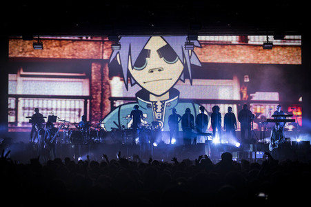Konzert der Gorillaz in Düsseldorf