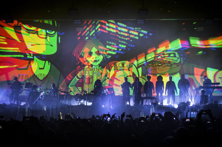 Konzert der Gorillaz in Düsseldorf