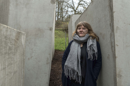 Aussenstelle des Holocaust-Mahnmals vor dem Haus von Björn Höcke in Bornhagen