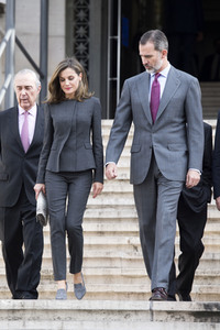 Letizia und Felipe von Spanien bei der Biblioteca Nacional in Madrid