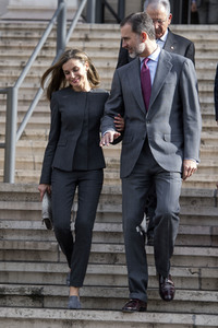 Letizia und Felipe von Spanien bei der Biblioteca Nacional in Madrid