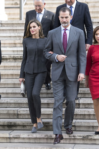Letizia und Felipe von Spanien bei der Biblioteca Nacional in Madrid