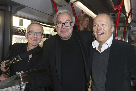 Promotionbusfahrt der Söhne Hamburgs durch Hamburg