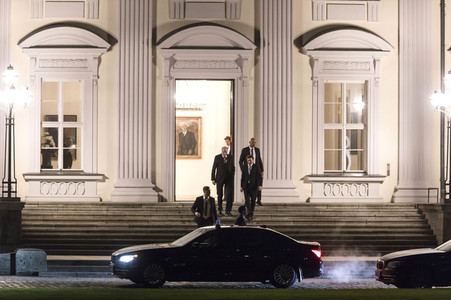 Sondierungsgespräche in Schloss Bellevue in Berlin
