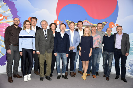 Pressekonferenz von ARD und ZDF zu den XXIII. Olympischen Winterspielen im südkoreanischen Pyeongchang 2018 in Berlin