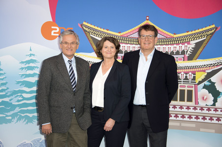 Pressekonferenz von ARD und ZDF zu den XXIII. Olympischen Winterspielen im südkoreanischen Pyeongchang 2018 in Berlin