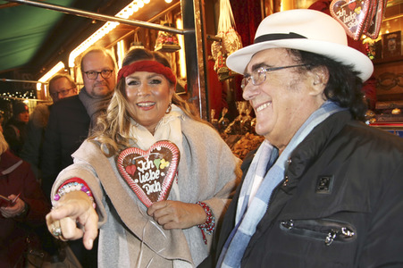Al Bano und Romina Power auf dem Weihnachtsmarkt in Hamburg