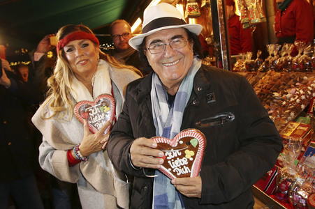 Al Bano und Romina Power auf dem Weihnachtsmarkt in Hamburg