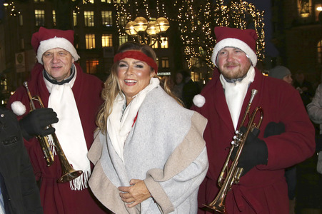 Al Bano und Romina Power auf dem Weihnachtsmarkt in Hamburg