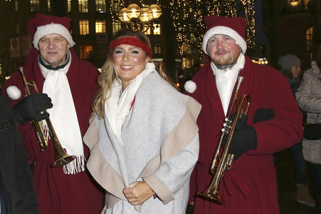 Al Bano und Romina Power auf dem Weihnachtsmarkt in Hamburg