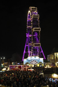Der Wintermarkt am Riesenradplatz in Wien