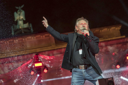 Probe zur Silvester Party am Brandenburger Tor in Berlin