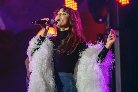 Probe zur Silvester Party am Brandenburger Tor in Berlin