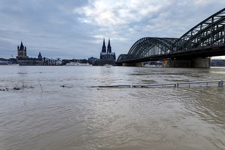 Hochwasser in Köln