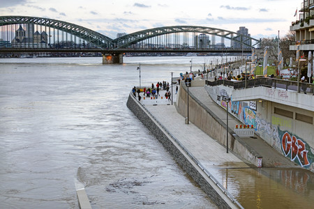 Hochwasser in Köln