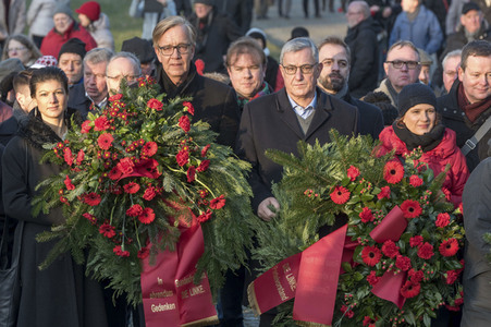 99. Jahrestag der Ermordung von Rosa Luxemburg und Karl Liebknecht in Berlin