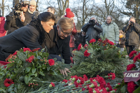 99. Jahrestag der Ermordung von Rosa Luxemburg und Karl Liebknecht in Berlin