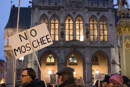 Anti-Moschee-Demo in Erfurt