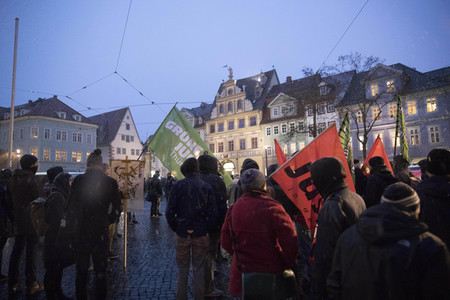 Anti-Moschee-Demo in Erfurt