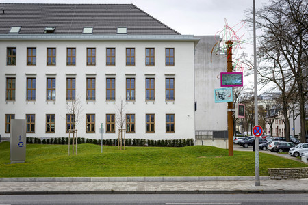 Einweihung vom Kunstwerk 'Hope' in Köln