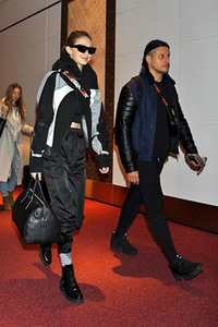 Ankunft von Gigi Hadid in Tokio