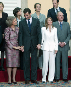 Fototermin mit den spanischen Royals in Madrid