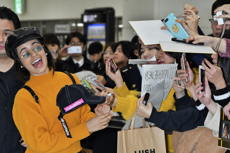 Ankunft von Camila Cabello in Narita