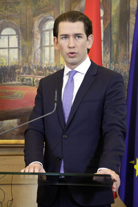 Pressekonferenz mit Sebastian Kurz und Aleksandar Vucic in Wien