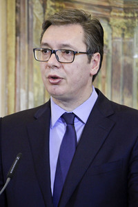 Pressekonferenz mit Sebastian Kurz und Aleksandar Vucic in Wien