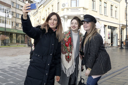 Fototermin mit ESC Teilnehmerin Carolina Gorun in Craiova