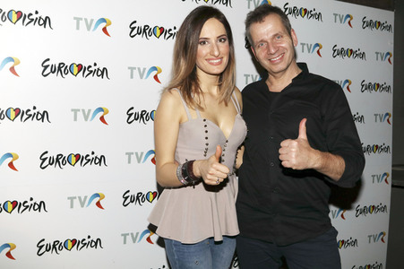 Fototermin mit ESC Teilnehmerin Carolina Gorun in Craiova