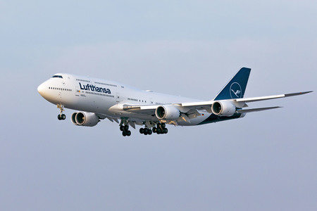 Präsentation des neuen Lufthansa-Designs in Köln