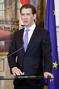 Pressekonferenz mit Sebastian Kurz und Leo Varadkar in Wien