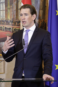 Pressekonferenz mit Sebastian Kurz und Leo Varadkar in Wien
