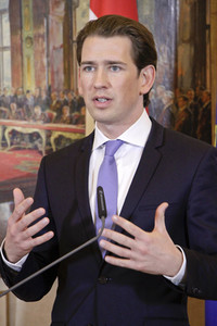 Pressekonferenz mit Sebastian Kurz und Leo Varadkar in Wien